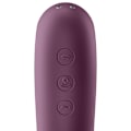 Pikkukuva 4 / 5: Satisfyer - Dual Kiss Air Pulse Vibrator Wine Red