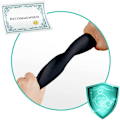 Miniatyrbillede 6 af 9: Beskyttende skumtape Ricokids 798701 sort 2 m