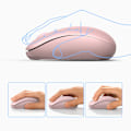 Miniatyrbillede 2 af 6: Trådløs mus til computer USB 2.4GHz, pink