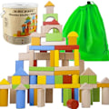 Miniatyrbild 1 av 11: Träblock - 100 st. Kruzzel 22666