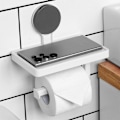 Pikkukuva 2 / 8: WC-paperiteline imukuppihyllyllä
