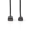 Pikkukuva 2 / 3: DisplayPort kaapeli | DisplayPort uros | HDMI™ liitin | 4K@60Hz | Niklattu | 2.00 m | Pyöreä | PVC | Musta | Label