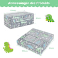 Miniatyrbillede 2 af 5: Modulopbygget børnesofa glød i mørket legesofa modulopbygget sofa dinosaur