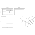 Miniatyrbillede 7 af 7: Studiebord Ct5-W
