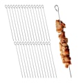 Miniatyrbillede 1 af 5: Kebabspyd i rustfrit stål, 30-pak