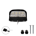 Pikkukuva 2 / 4: Rekisterikilven valaisin 12/24V 70x42mm LED 2P. hintaan 343871/72