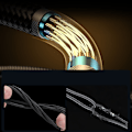 Miniatyrbild 9 av 9: Vinklad iPhone Lightning-kabel - USB-C för snabbladdning 20W 1,2m svart