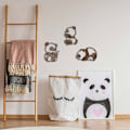 Miniatyrbillede 4 af 7: Dekorativt metalvægtilbehør Rusty Panda