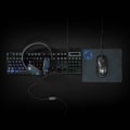 Miniatyrbillede 3 af 9: Gaming Combo Kit | 5-i-1 | Tastatur, Headset, Mus og musemåtte | Sort | QWERTY | ND layout
