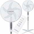 Miniatyrbillede 1 af 9: Gulvventilator med fjernbetjening – 3 hastigheder, oscillation, timer