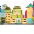 Miniatyrbild 10 av 11: Träblock - stad 100 st. Kruzzel 19 159