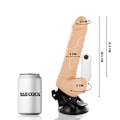 Pikkukuva 1 / 7: Basecock - Realistic Vibrator Remote Control Flesh 18,5 cm -O- 4Cm