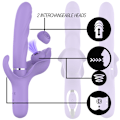 Miniatyrbillede 4 af 7: Intense - Billie Multifunktion Genopladelig Vibrator Suction & Pulsing Purple
