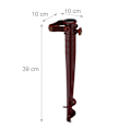 Miniatyrbillede 4 af 8: Brun Parasol Indskruningsholder