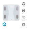 Miniatyrbillede 1 af 9: SmartLife Personvægt | Bluetooth® | Ben / BMI / BMR / Fedt / Muskler / Vand / Vægt | 12 | Maksimal belastning: 180 kg | Android™ / IOS | ABS / Glas |