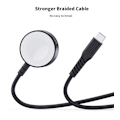 Miniatyrbillede 4 af 9: 5W induktiv oplader til Apple Watch + USB-C kabel, sort