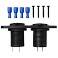 Pikkukuva 4 / 7: Uppoasennussarja: pistoke DIN + USB-portti kaksoistyyppi A 2x2100mA