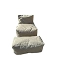 Pikkukuva 3 / 4: Bean Bag Set (2 kpl) Xxl Sedir - beige