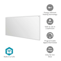 Miniatyrbild 1 av 9: SmartLife Infraröd värmepanel | 700 W | 1 Värmeinställning | Justerbar termostat | Fjärrkontroll | IP44 | Vit