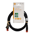 Pikkukuva 3 / 3: CAT6 Verkkokaapeli | RJ45 uros | RJ45 uros | U/UTP | 2.00 m | Pyöreä | PVC | Musta | Label