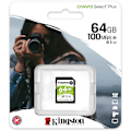 Pikkukuva 1 / 3: Kingston 64 Gt SD Canvas Select Plus UHS-I Speed Class 1 (U1) - muistikortti