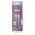 Pikkukuva 4 / 4: Lightning Kaapeli | USB 2.0 | Apple Lightning 8-Pin | USB-C™ Uros | 480 Mbps | Kullattu | 1.00 m | Pyöreä | PVC | Valkoinen | Laatikko