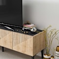 Pikkukuva 5 / 7: TV-telineen piirustus - Sapphire Oak, musta marmori