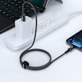 Miniatyrbillede 4 af 6: MFI kabel til iPhone USB-C - Lightning 30W 3A 1,2m sort
