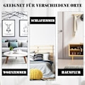 Miniatyrbillede 3 af 5: Sengeborde træ sidebord med 2 skuffer sofabord moderne sofabord hvid