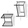 Pikkukuva 4 / 10: Sohvapöytäsetti 2 sivupöytää, sohvapöytä, sisäkkäinen pöytä, sohvapöytä moderni design, olohuoneen pöytä marmorilla, makuuhuoneeseen, teräs