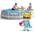Miniatyrbillede 2 af 5: Ramme havepool 305 x 76 cm 15in1 INTEX 26702