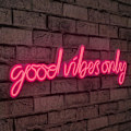 Miniatyrbild 1 av 9: Dekorativ plast LED-belysning Good Vibes Only - Rosa