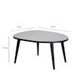 Miniatyrbillede 6 af 6: Sofabord Gusto - Sort, Fume