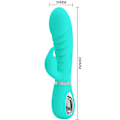 Miniatyrbillede 6 af 10: Pretty Love - Prescott Multifunktion G-Spot Vibrator Aqua Green