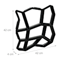 Miniatyrbillede 4 af 7: Gipsform 9 kamre 42 x 42 cm