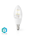 Miniatyrbillede 1 af 5: SmartLife LED Glødepære | Wi-Fi | E14 | 400 lm | 5 W | Varm Hvid | 2700 K | Glas | Android™ / IOS | Stearinlys | 1 stk.