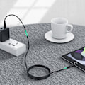 Pikkukuva 7 / 9: Kaapelikaapeli iPhone MFI USB-C:lle - Lightning 30W 3A 1,2m valkoinen