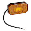 Pikkukuva 3 / 7: Sivuvalaisin 12/24V keltainen 80 x 44 mm LED