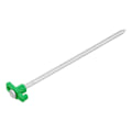 Pikkukuva 3 / 7: Tentpeg 25cm metalli muovikoukulla hohtava pimeässä 6 kpl polybagissa