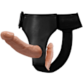 Miniatyrbild 1 av 5: Baile - Ultra Passionate Double Dildos med sele