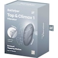 Miniatyrbillede 7 af 7: Satisfyer - Tap & Climax 1 Lay-On Vibrator Grå