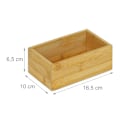 Miniatyrbillede 4 af 7: Cuboid æske lavet af bambus