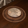 Miniatyrbillede 2 af 5: Træ bordmåttesæt (4 stykker) Seljuk - Wenge