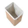 Pikkukuva 7 / 10: Laundry Basket Laundry Box Kannella Pesukangas Kangaskassi Bambu Taitettava 72L Natural 40 X 30 X 60 Cm