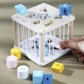 Miniatyrbillede 9 af 10: Sorter - sanseterning i træ 22885