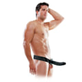 Miniatyrbillede 1 af 6: Fetish Fantasy Series - 19 Cm Hollow Strap-On Sort