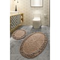 Pikkukuva 1 / 5: Kylpymattosetti (2 kpl) Piante Oval - beige