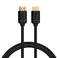 Miniatyrbillede 1 af 9: HDMI 2.0 kabel 4K 60 Hz 3D HDR 18 Gbps 1 m sort