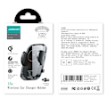 Miniatyrbillede 5 af 8: Biltelefonholder til grill, Qi oplader 15W, sort