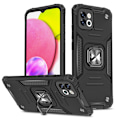 Miniatyrbillede 1 af 7: Pansret etui til Samsung Galaxy A03, Ring Armor magnetisk holder, sort